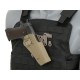 PALS/MOLLE adapter platform for holster - TAN [CS]